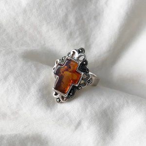 Sterling Silver Cross Ring